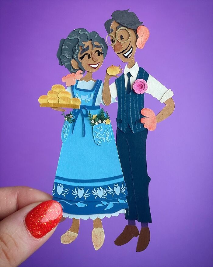 I Made A Series Of Paper Art Featuring Encanto Characters (21 Pics)