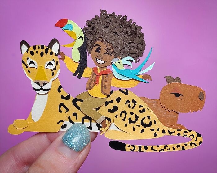 I Made A Series Of Paper Art Featuring Encanto Characters (21 Pics)