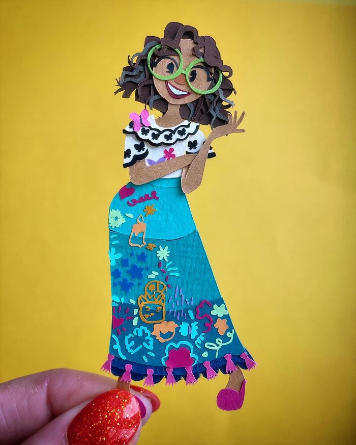 I Made A Series Of Paper Art Featuring Encanto Characters (21 Pics)
