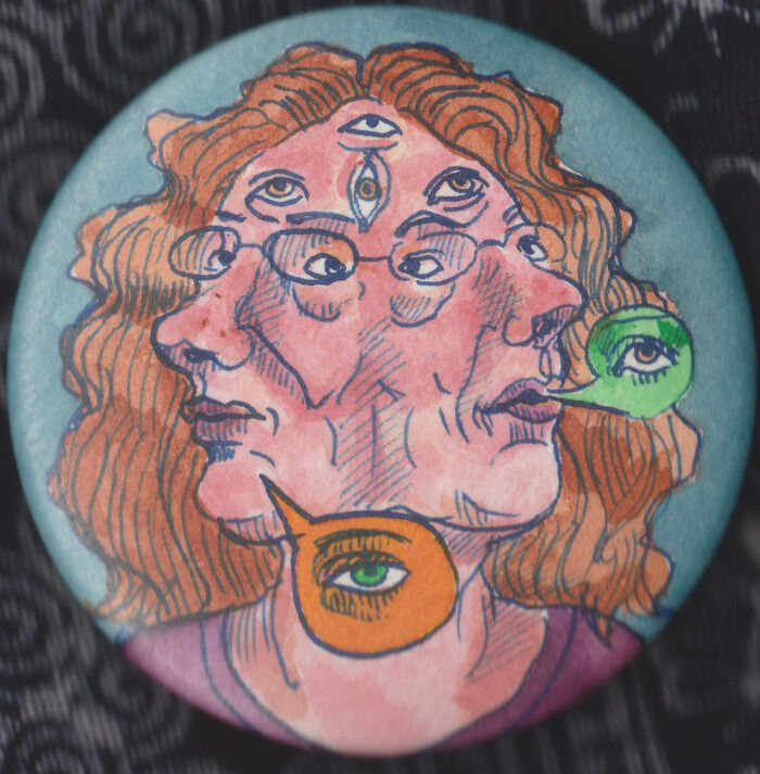 I Make Art Buttons For Money (13 Pics)