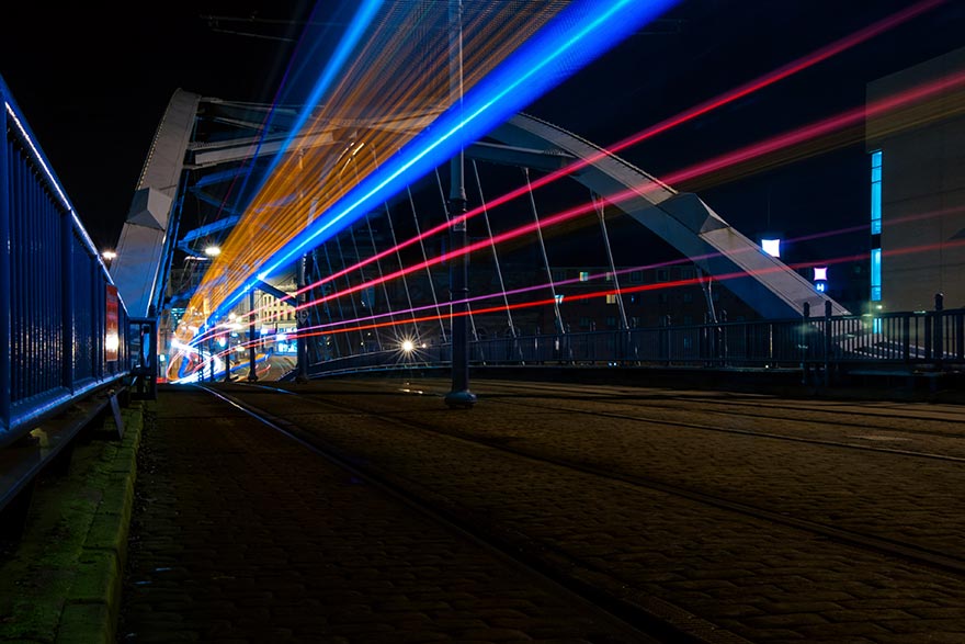 I Spent Months Taking Long Exposure Photographs Of Trams At Night So As To Turn Them Into Rivers Of Light.