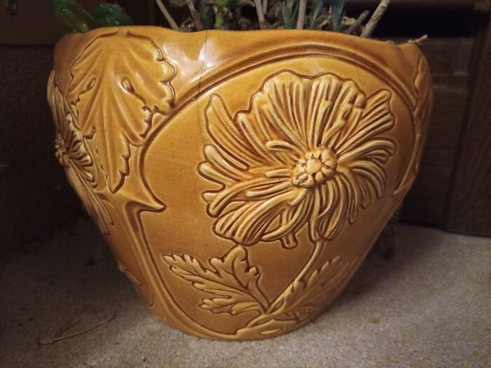 My Grand Grandmother's Plant Pot, Circa 1896, Art Nouveau/Liberty