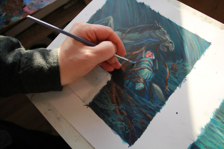 I Illustrated Three Famous Australian Bush Ballads