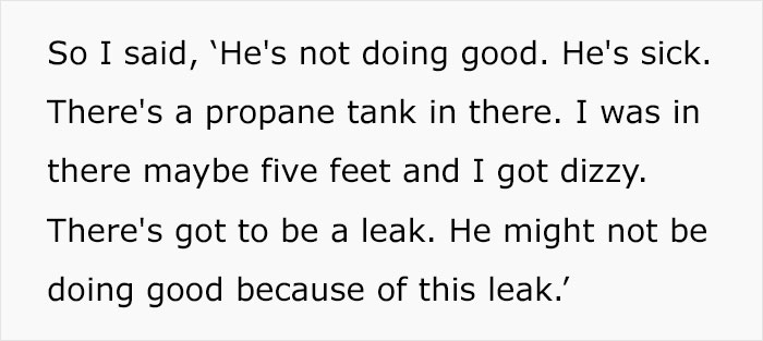 Delivery Person Followed Her Instincts And Ended Up Saving A Customer From A Gas Leak In His House