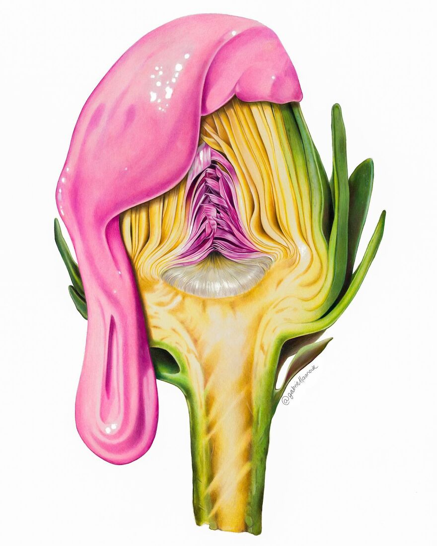 Introducing The 'Slime Series' - I Work With Slime To Create Hyper-Real, Hand-Drawn Artworks (5 Pics)