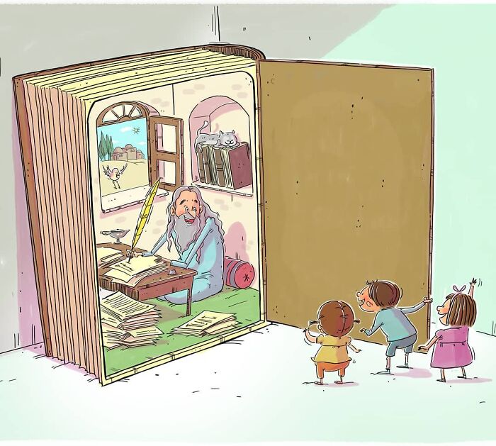 Iranian Artist Criticizes Society's Problems In Strong Illustrations