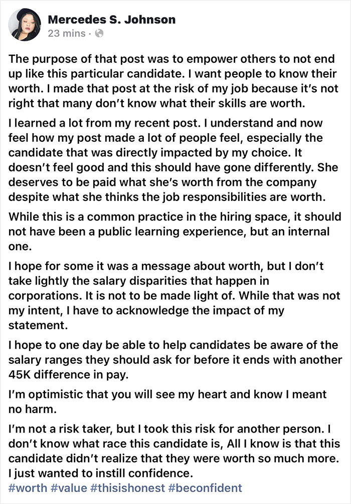 &ldquo;That&rsquo;s What She Asked For&rdquo;: Recruiter Shared How She Offered A Candidate $85k When The Budget Was For $130k And Was Blasted For It