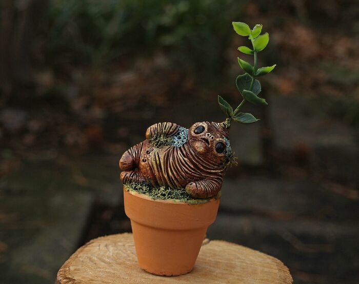 I Create Fantastical Sculptures And Illustrations Inspired By Nature