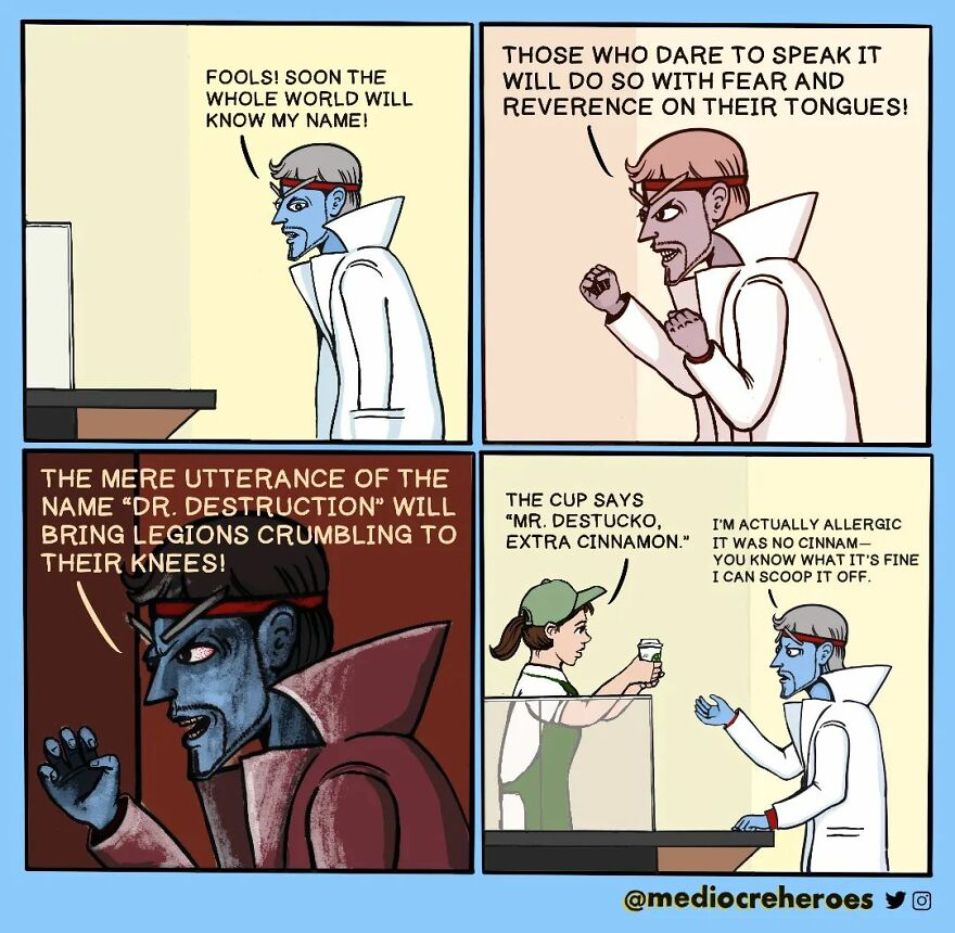 Meet "The Mediocre Superheroes", The Human Side Of Superheroes (22 Comics)