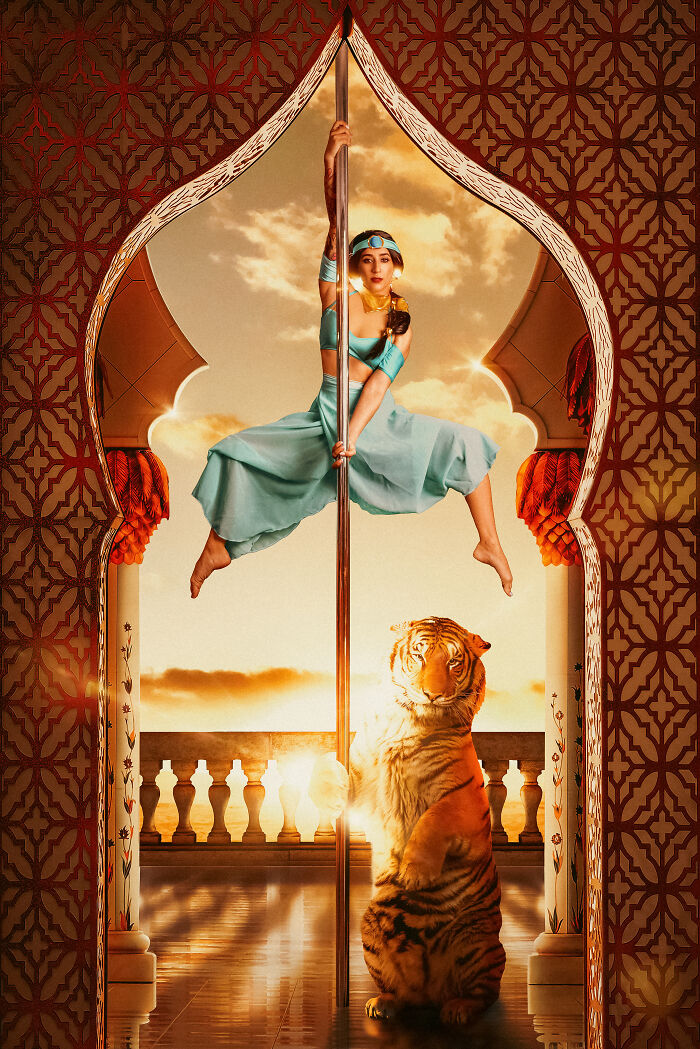 I Reimagined Disney Princesses As Fierce Pole Dancers (5 Pics)