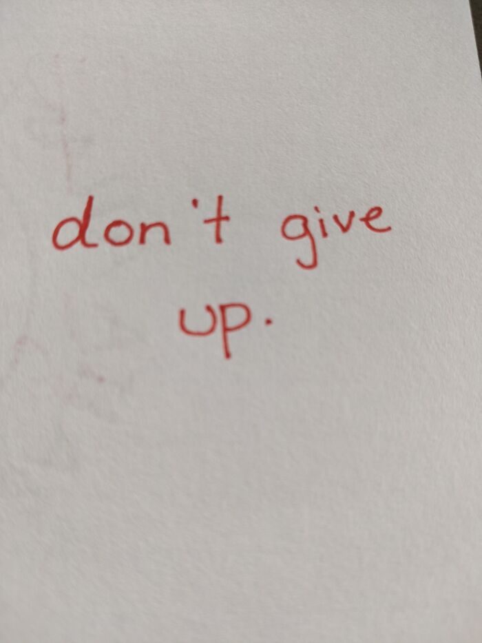 Don't Give Up