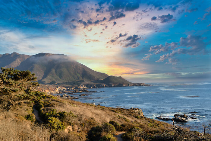 Carmel Beach In California