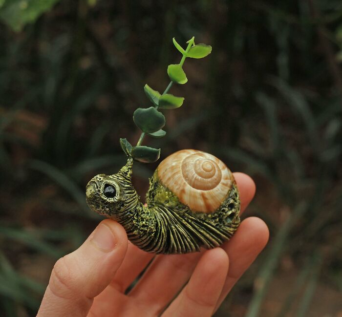 I Create Fantastical Sculptures And Illustrations Inspired By Nature