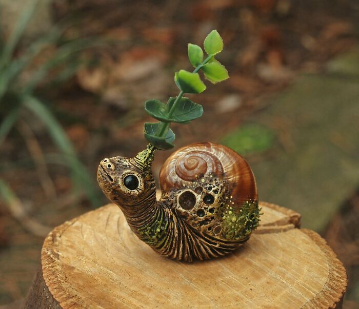 I Create Fantastical Sculptures And Illustrations Inspired By Nature