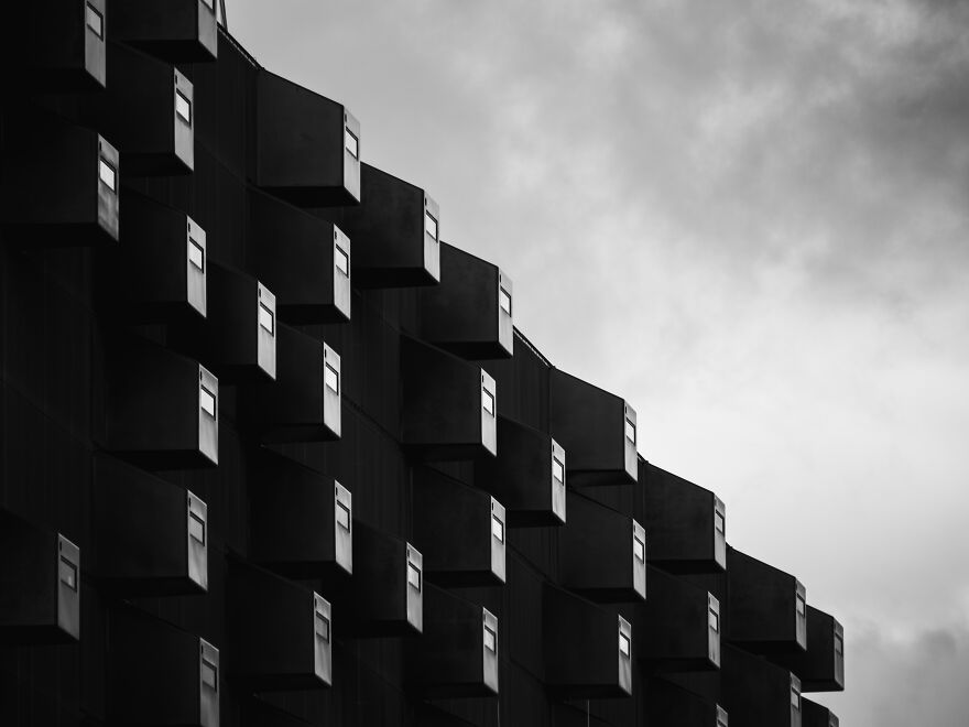 Cocoons. Concrete And Steel. 1st Place In Architecture