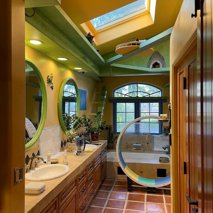 This Man Designed A Purrfect House For His 20-Plus Rescue Cats