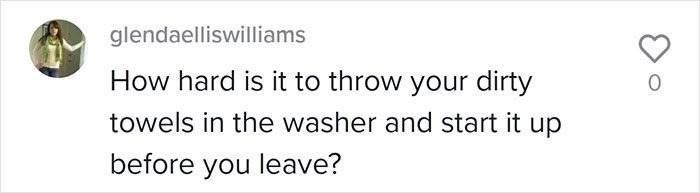 Woman On TikTok Calls Out Airbnb Tenant's Entitlement When She Realizes That She Has To Do Chores Despite $125 Cleaning Fee