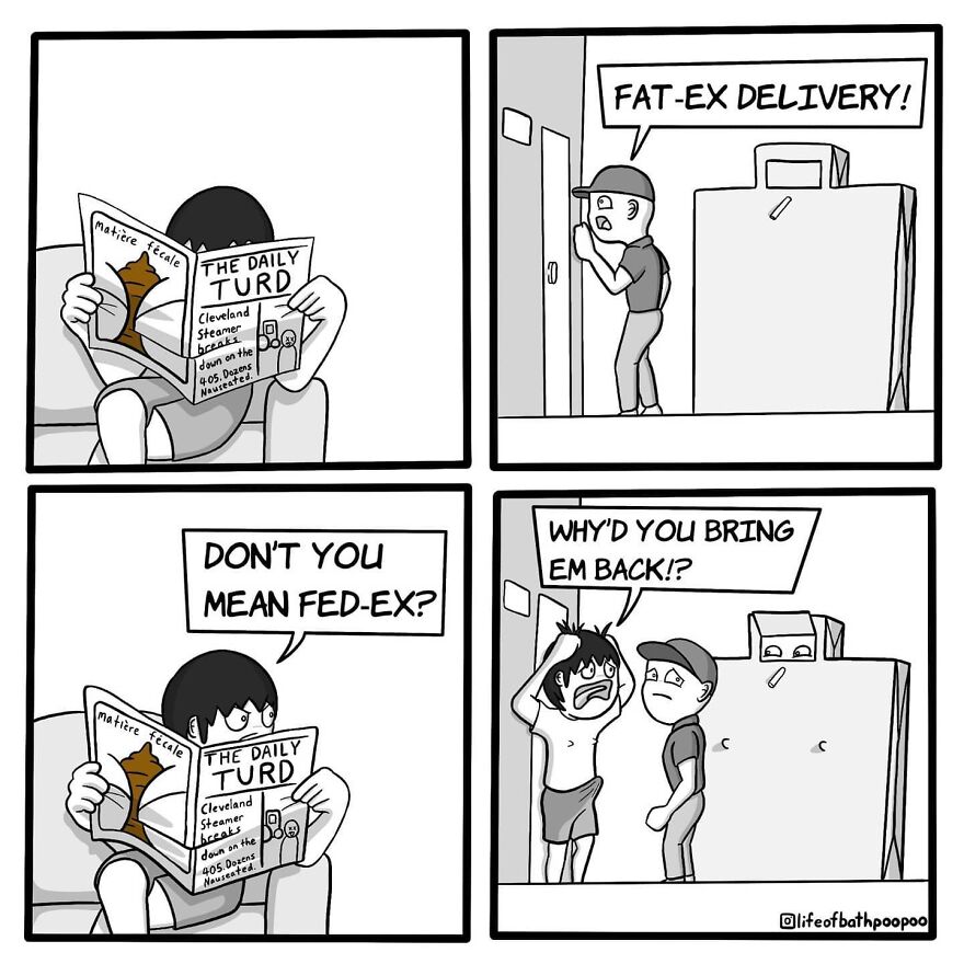 Twisted Comics By 'Bathpoopoo' For People Who Love Dark Humor