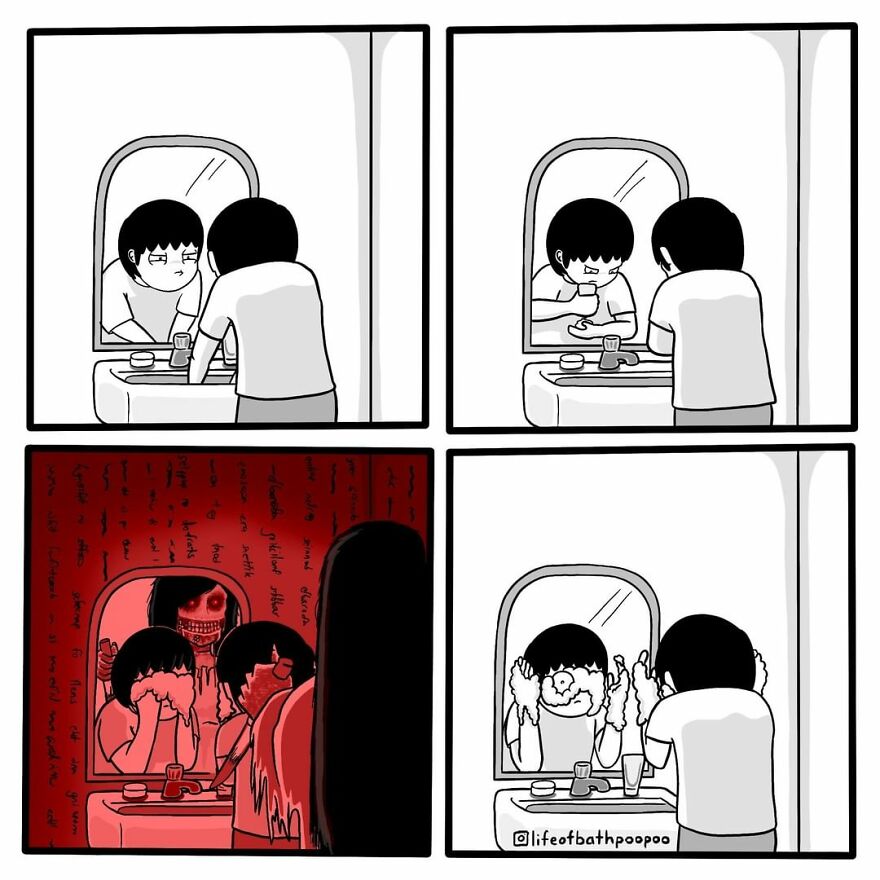 Twisted Comics By 'Bathpoopoo' For People Who Love Dark Humor