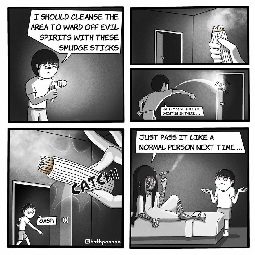 Twisted Comics By 'Bathpoopoo' For People Who Love Dark Humor