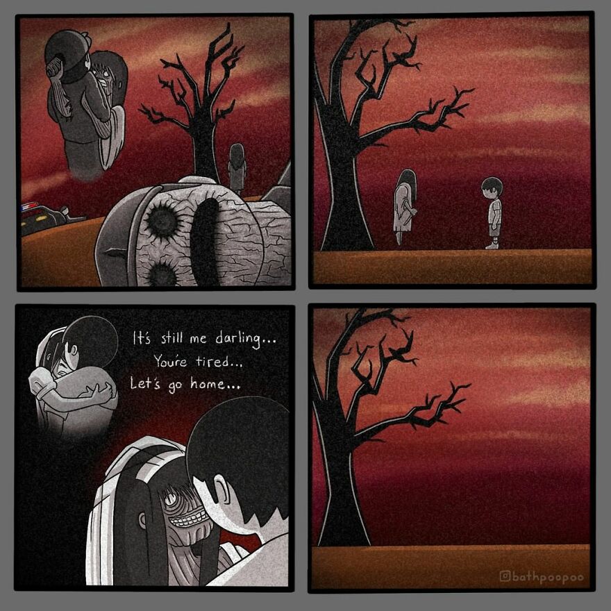 Twisted Comics By 'Bathpoopoo' For People Who Love Dark Humor