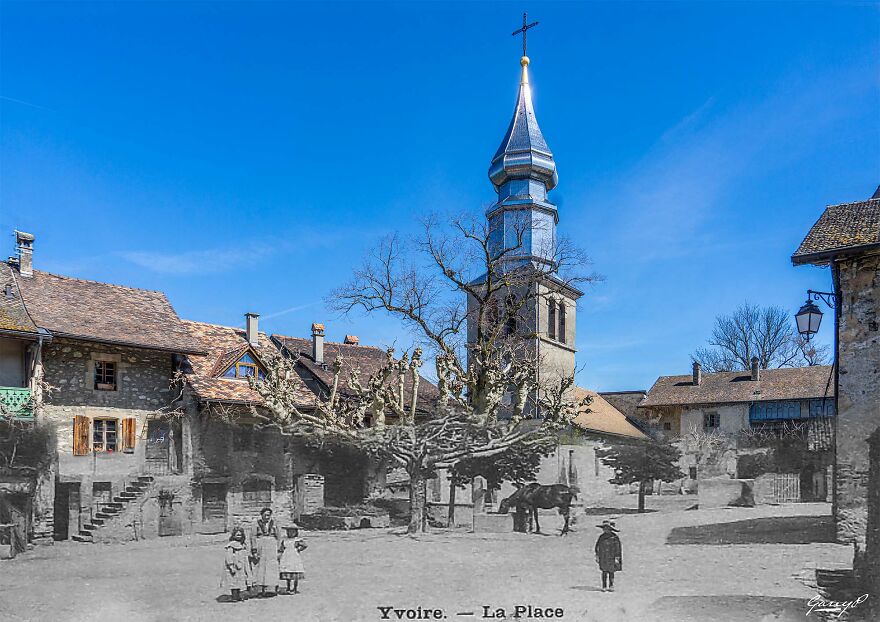 Yvoire Town Centre, Lake Geneva, France