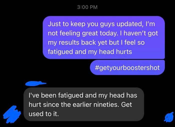 My Friend Sent Me This Text Of What She Said To Her Work Gc