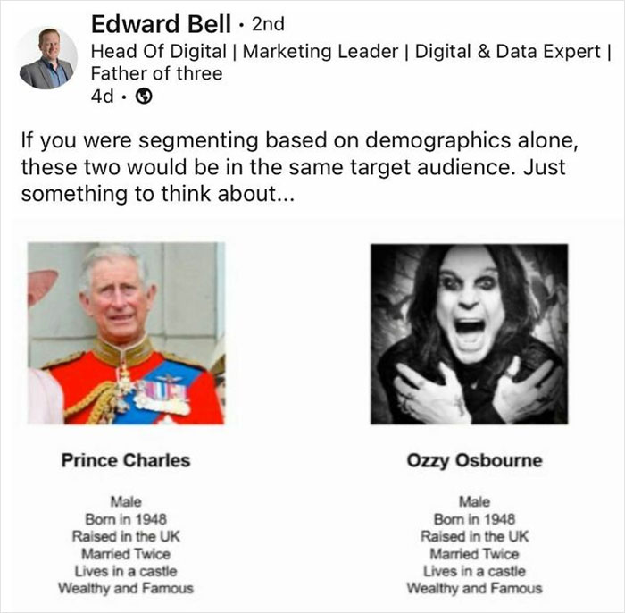 The Thing Is They Are Definitely Very Different People But At The End Of The Day They’re Both Still Boomers. So I Think The Same Design Rules Apply.