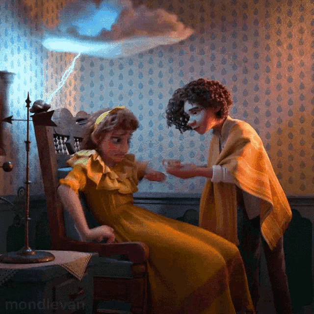 Did She Just Zap Her Son In The Face With Lightning???