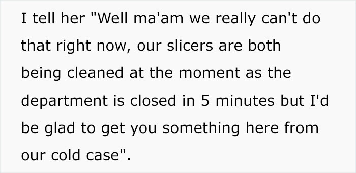 Ignorant Boss Reprimands Deli Worker For Refusing To Serve A 'Karen', Regrets His New Rule After Worker Complies Maliciously