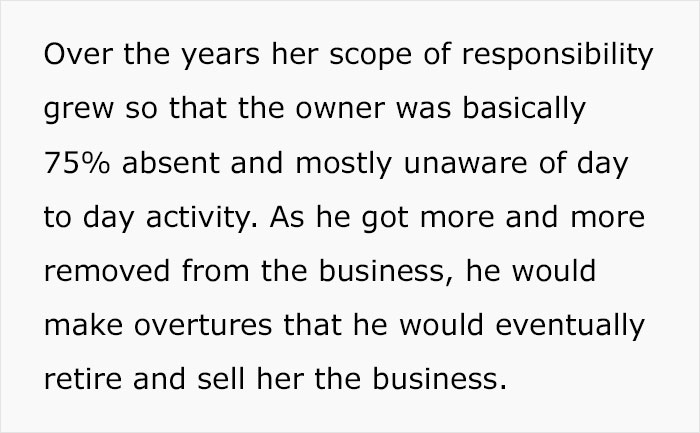 Woman Who Sacrificed A Lot For A Company Gets Tricked By The Boss, Leaves And Takes 90% Of The Business With Her