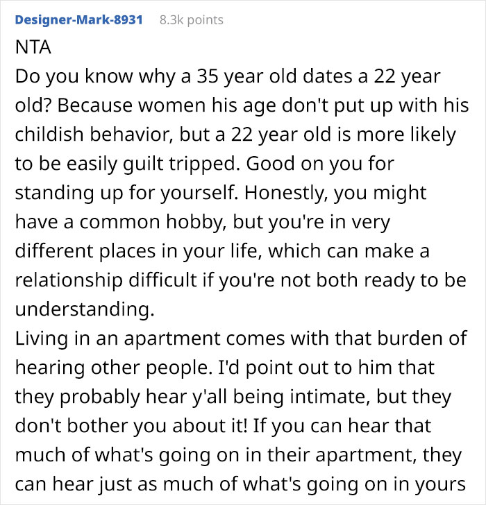 22 Y.O. Woman Lashes Out At Her 35 Y.O. Boyfriend For Getting Upset About Her Budget Apartment 22 Y.O. Woman Lashes Out At Her 35 Y.O. Boyfriend For Getting Upset About Her Budget Apartment