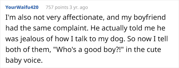 Girlfriend Complained That BF Isn't Affectionate Enough, He Fixed The Issue By Treating Her Like A Dog, And The Internet Doesn't Know What To Think Anymore