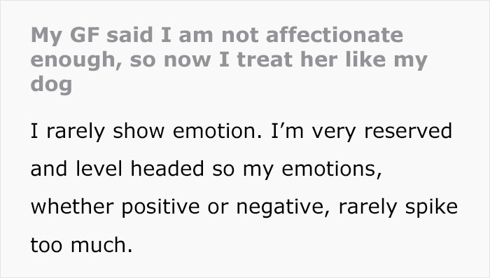 Girlfriend Complained That BF Isn't Affectionate Enough, He Fixed The Issue By Treating Her Like A Dog, And The Internet Doesn't Know What To Think Anymore