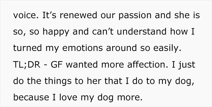 Girlfriend Complained That BF Isn't Affectionate Enough, He Fixed The Issue By Treating Her Like A Dog, And The Internet Doesn't Know What To Think Anymore