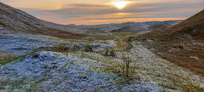 Frosty Morning At Julianadorp, The Netherlands