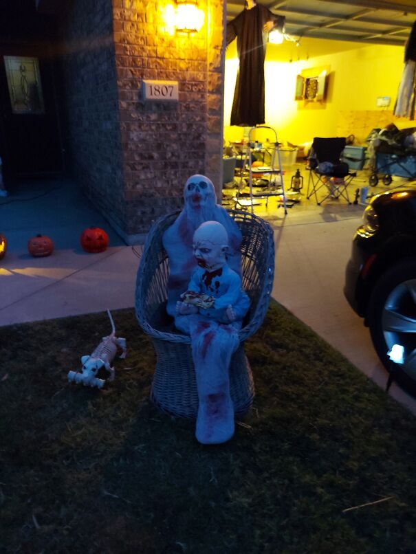 Technically In My House Now Since Halloween Is Over, They're Mechanical And Scare Children.