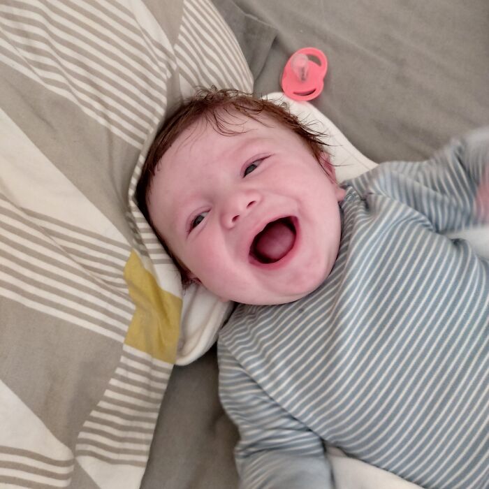 Never Got A Video Of My Sons First Giggle But I Hear It Everytime I Look At This Photo I Took!