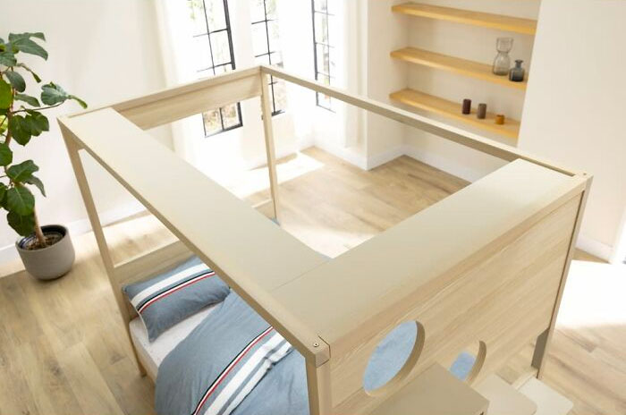 Unusual Furniture: This Interior Company Combined A Bed With A Cat Tower