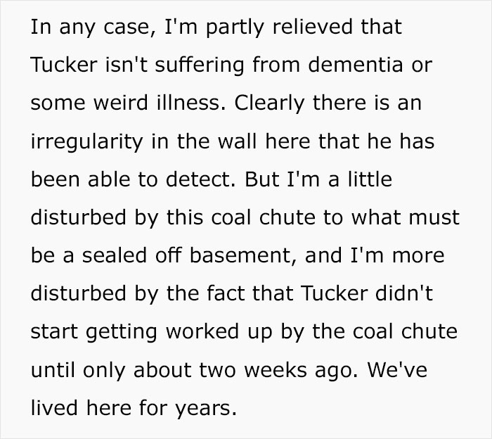 Guy Wonders What's Wrong With His Cat Who's Obsessed With A Single Wall In The House, Investigation Leads To Discovery Of A Hidden Basement Guy Wonders What's Wrong With His Cat Who's Obsessed With A Single Wall In The House, Investigation Leads To Discovery Of A Hidden Basement