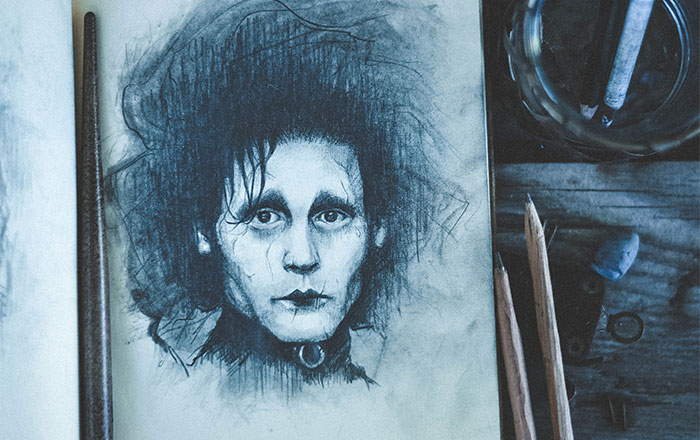 A Collection Of Pencil Drawings I Made Of Some Famous Movie Characters, Sculptures And Skulls (24 Pics)