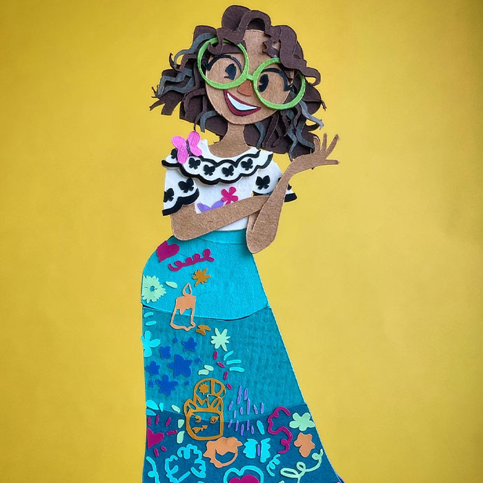 I Made A Series Of Paper Art Featuring Encanto Characters (21 Pics)