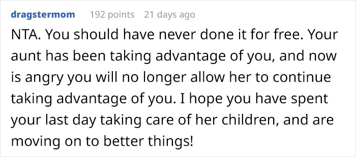 Teen Babysits Her 3 Cousins Full-Time Almost Every Day, All Hell Breaks Loose When She Asks To Get Paid