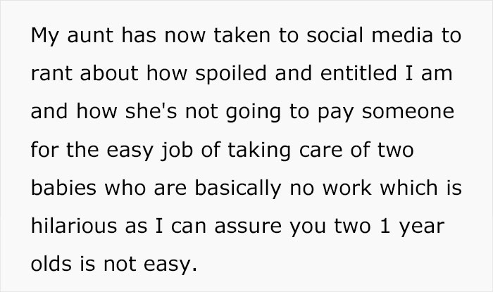 Teen Babysits Her 3 Cousins Full-Time Almost Every Day, All Hell Breaks Loose When She Asks To Get Paid