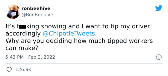 Man Slams Chipotle For Capping Delivery Driver Tips At 50%, Chipotle Explains Why But Their Answer Seems To Anger People Even More