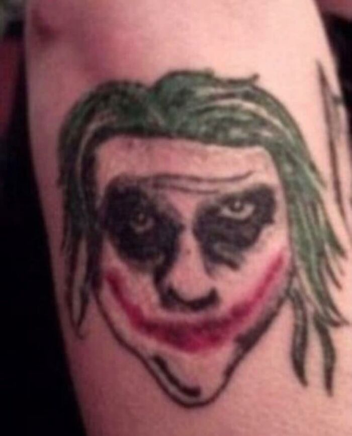 Found In The Wild On Instagram. The Caption Said “I Love My New Tattoo”. I Cant Tell If Theyre Being Real Or Not