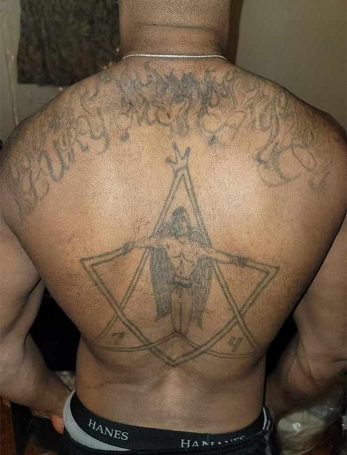 My Uncle's Jailhouse Tats.....smh