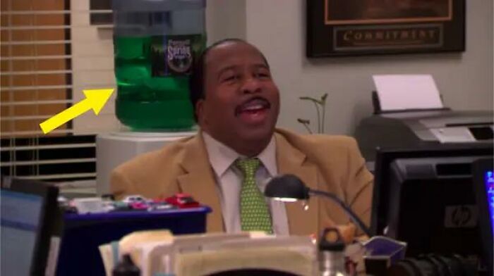 For St. Patrick's Day, The Water In The Office Watercooler Is Green