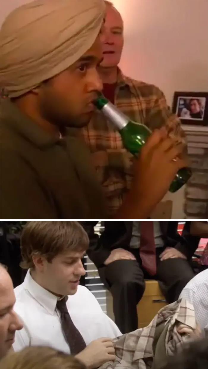 Creed Gives Jim A Shirt For Christmas, But Creed Actually Wore That Shirt To Jim's Barbecue