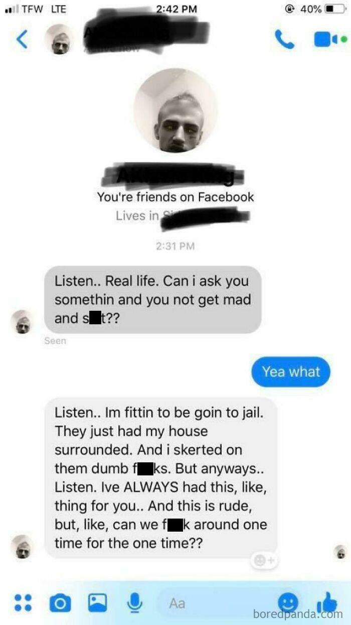 Confessing Love Before Going To Jail